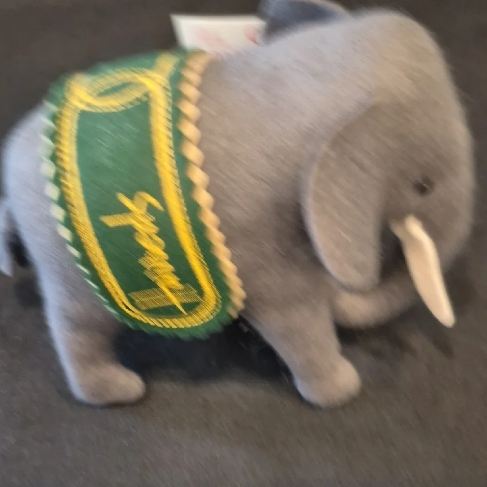 Steiff Made For Harrods Gray Elephant Plush